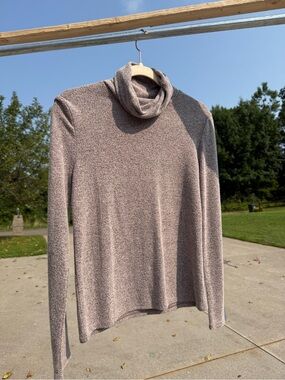 HYFVE Dusty Taupe Cowl Neck Sweater
